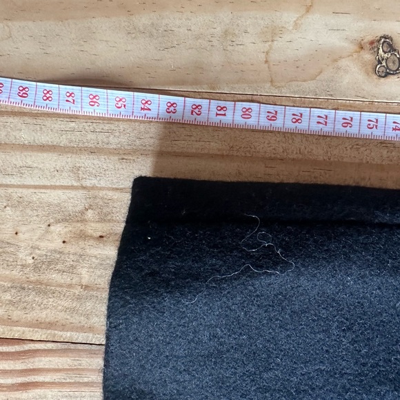 AllSaints Italian Cloth Coat with Pony Hair Trim - Size UK 6/US 2 - Picture 9 of 10